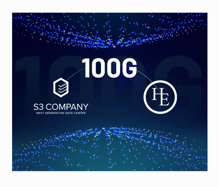 S3 Company expands its network capacity with a 100G port to Hurricane Electric in Sofia
